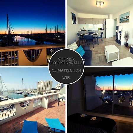 Classe 3 Etoiles - Magnifique Vue Sur Le Port - Wifi Et Clim Λα Γκραντ-Μοτ Εξωτερικό φωτογραφία